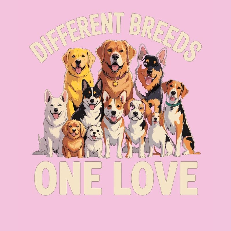 Races différentes : Un aime les chiens