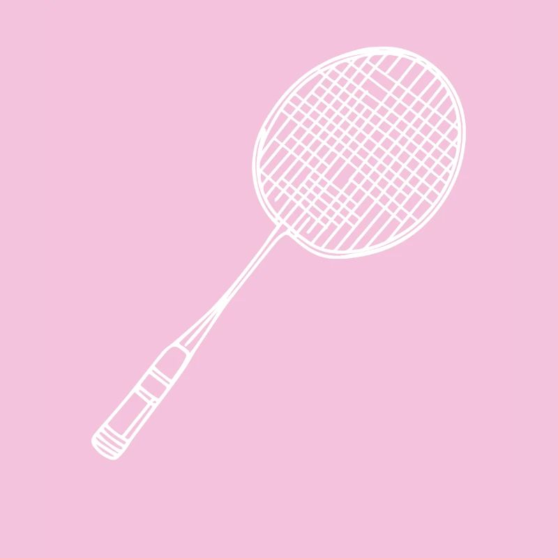 Match de raquette de badminton