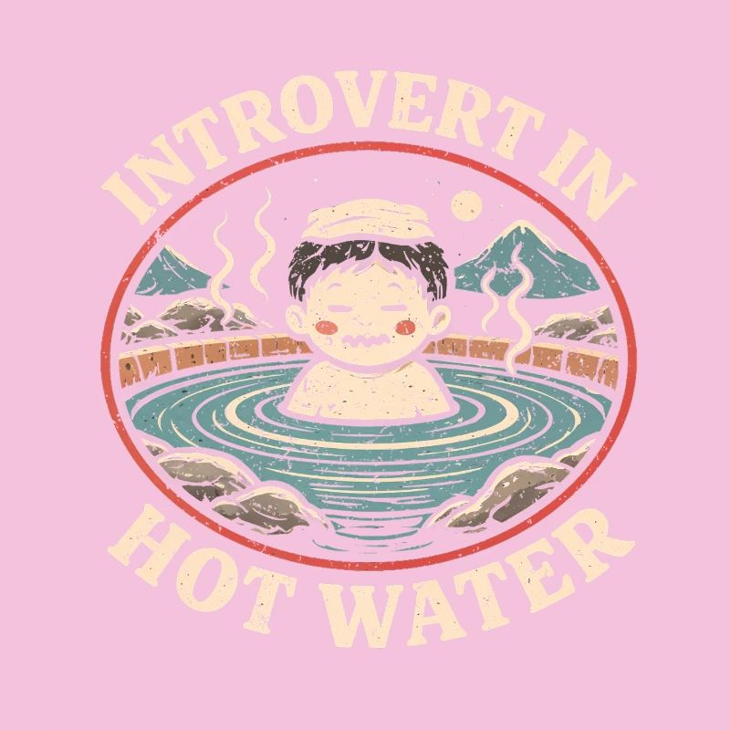 Onsen Thermal Bath Introvert In Hot Water
