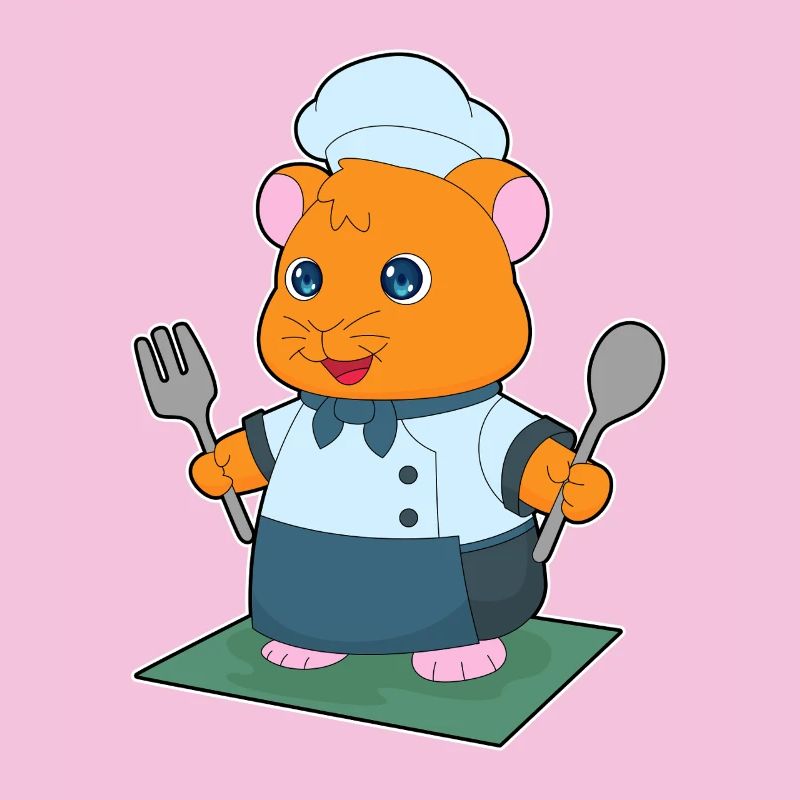Hamster Besteck Kochen Küche