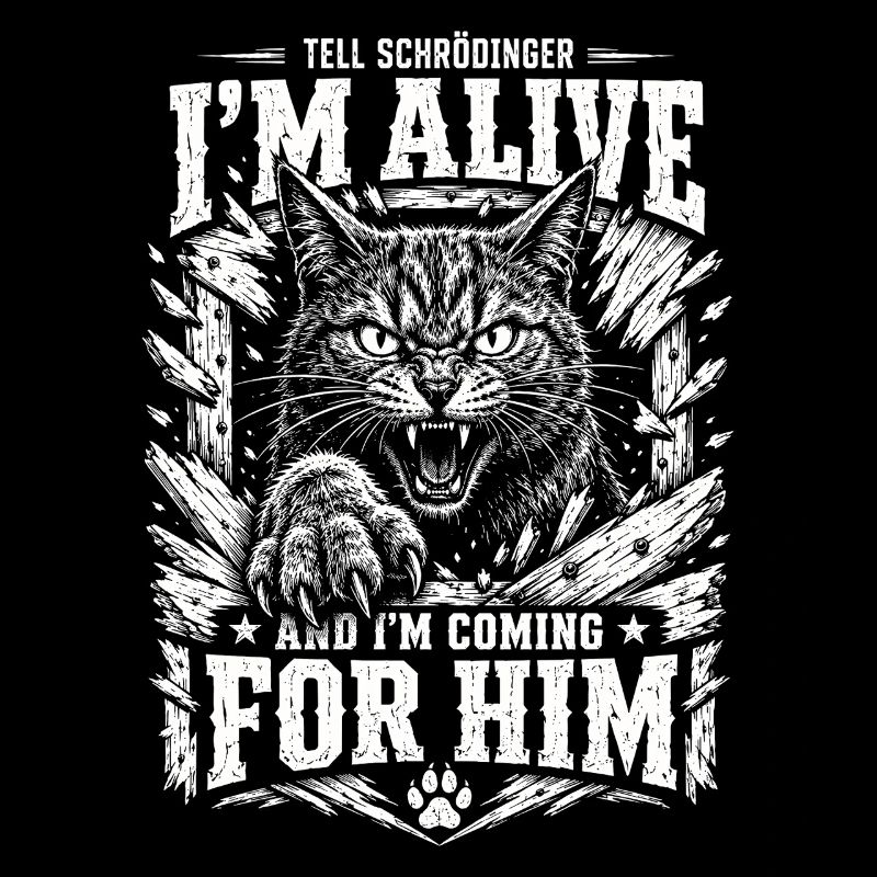 Chemise Schrödinger Chat Vivant