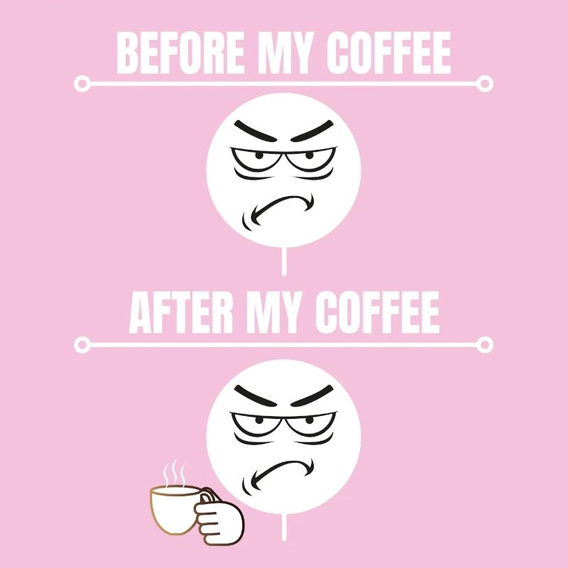 Mürrische Kaffeestimmung