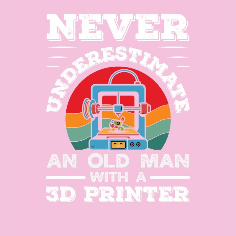 Never underestimate an old man 3D printer