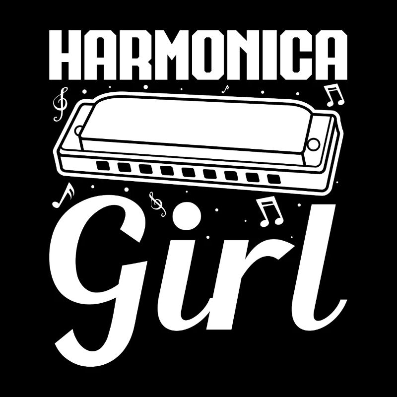 Harmonica Musican Girl Harmonica