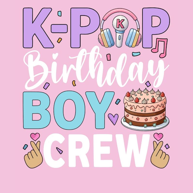 K-Pop Birthday Boy Crew