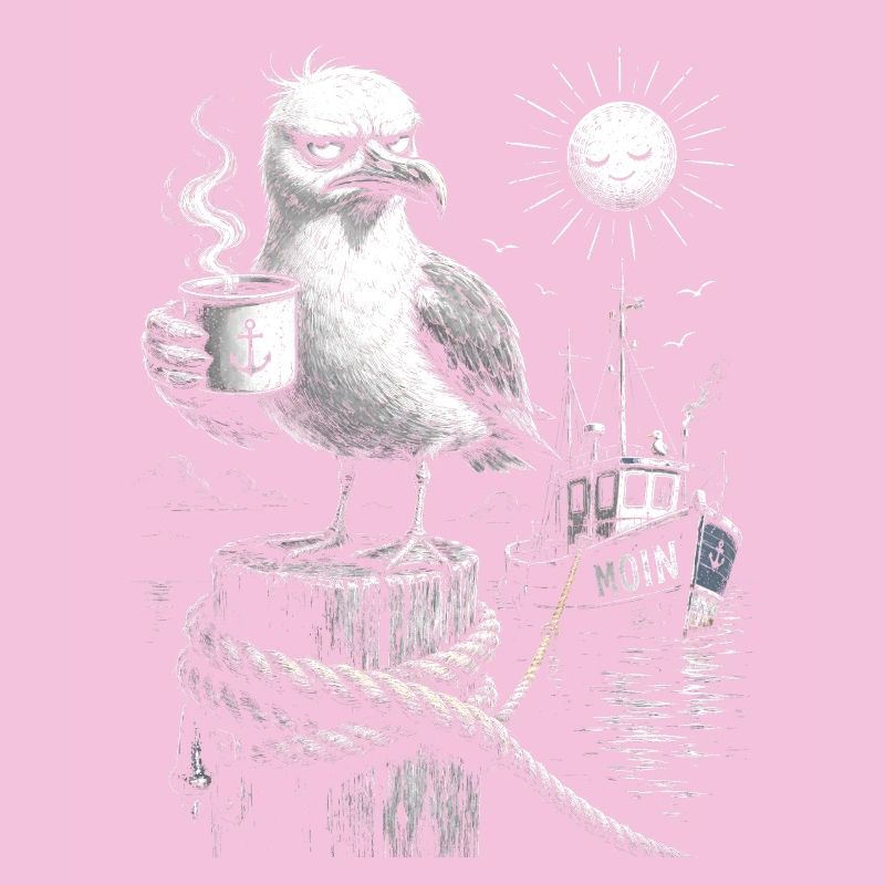 MOIN – Grummeliges Möwe mit Kaffee