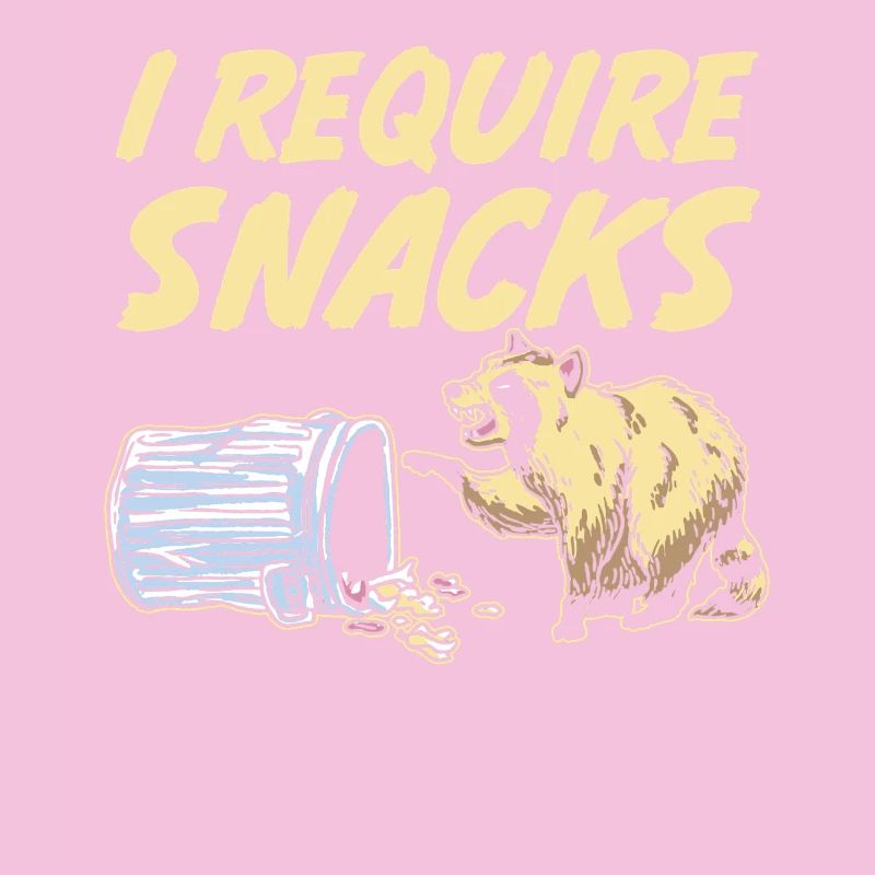 I Require Snacks Trash Panda Raccoon