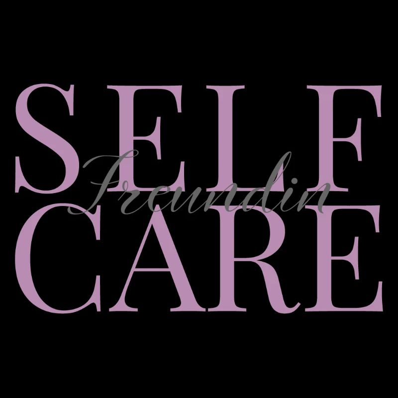 Selfcarefreundin rosa und grau