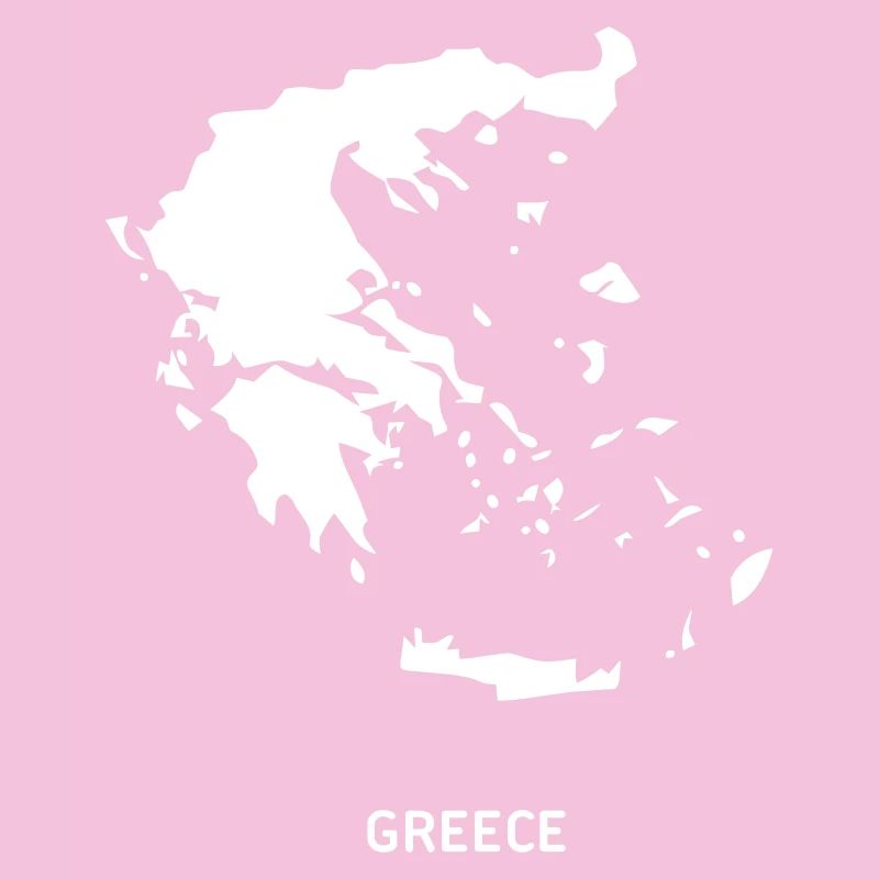 Une carte de la Grèce