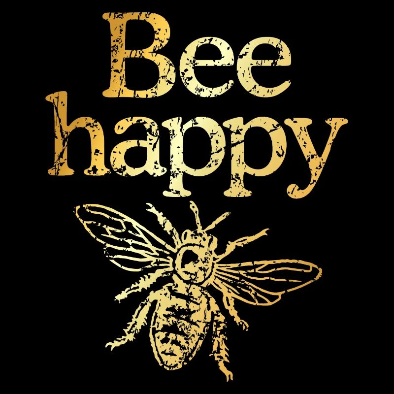 Abeille heureuse (millésime jaune d'or)