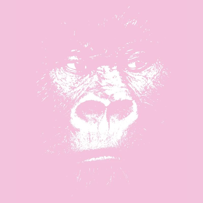 Expressionistische Affe Illustration, Gorilla