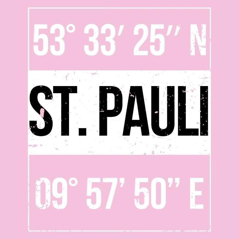 Coordinates St. Pauli Hamburg