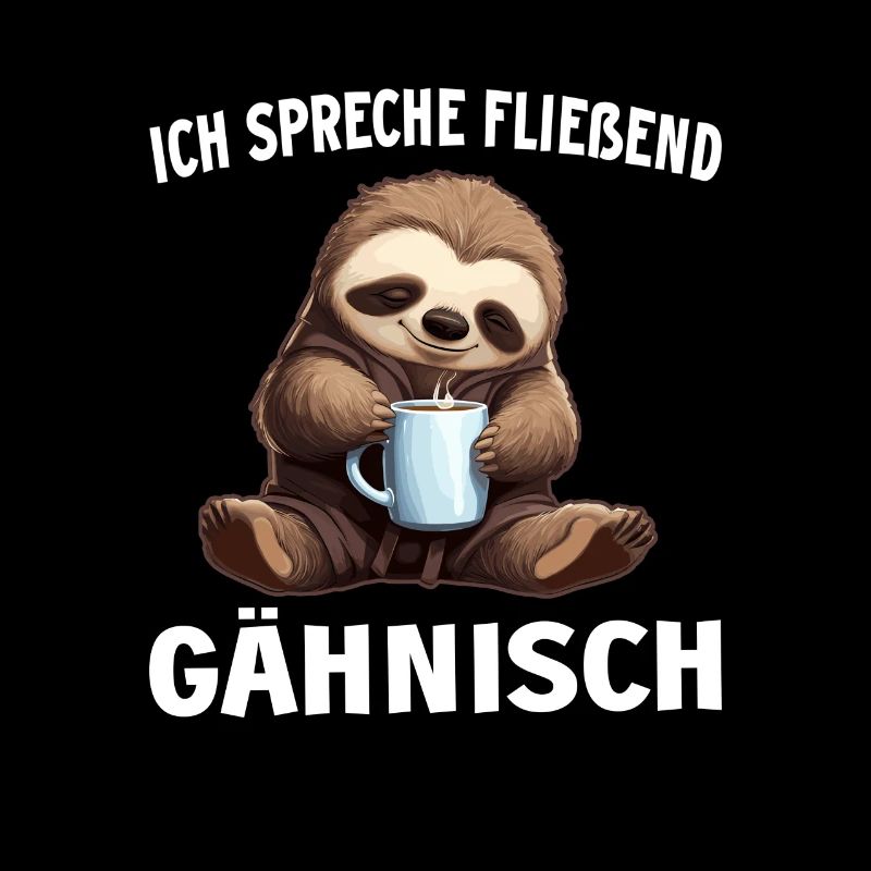 Faultier Kaffee Kaffeeliebhaber Faultiere Spruch
