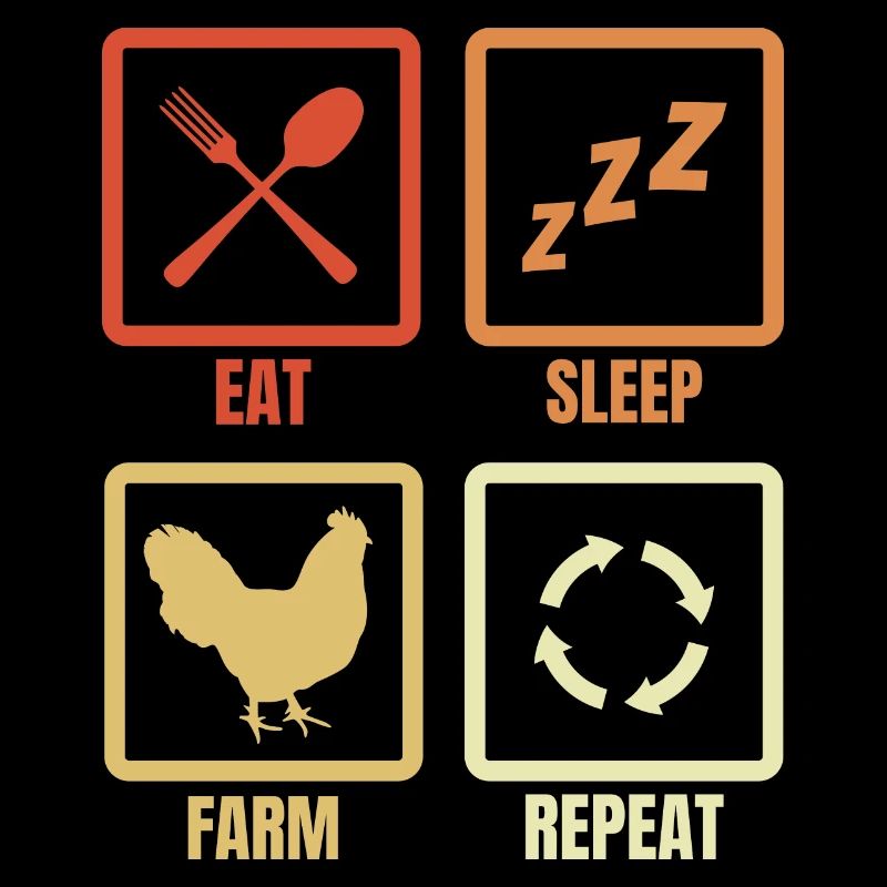 Manger dormir Cultiver Répéter
