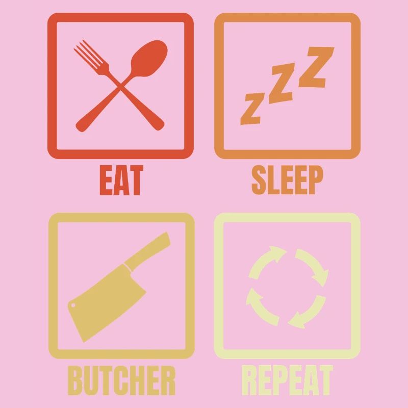 Manger Dormir Boucher Répéter