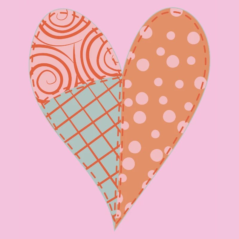 Coeur Patchwork No4