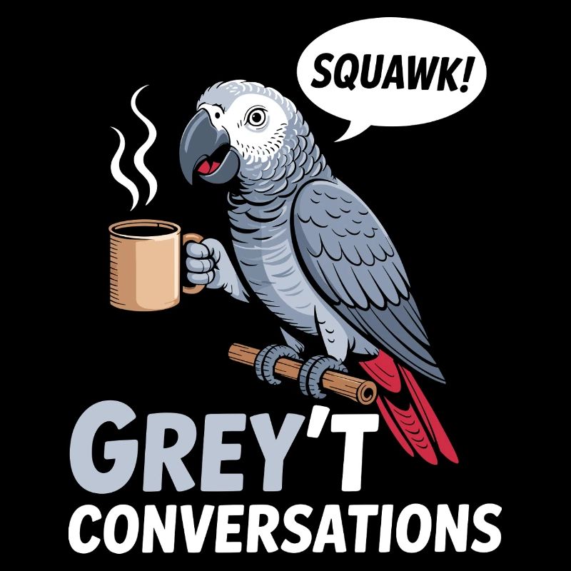 African Grey Parrot Bird Humor