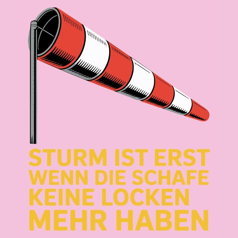 Storm text with windsock