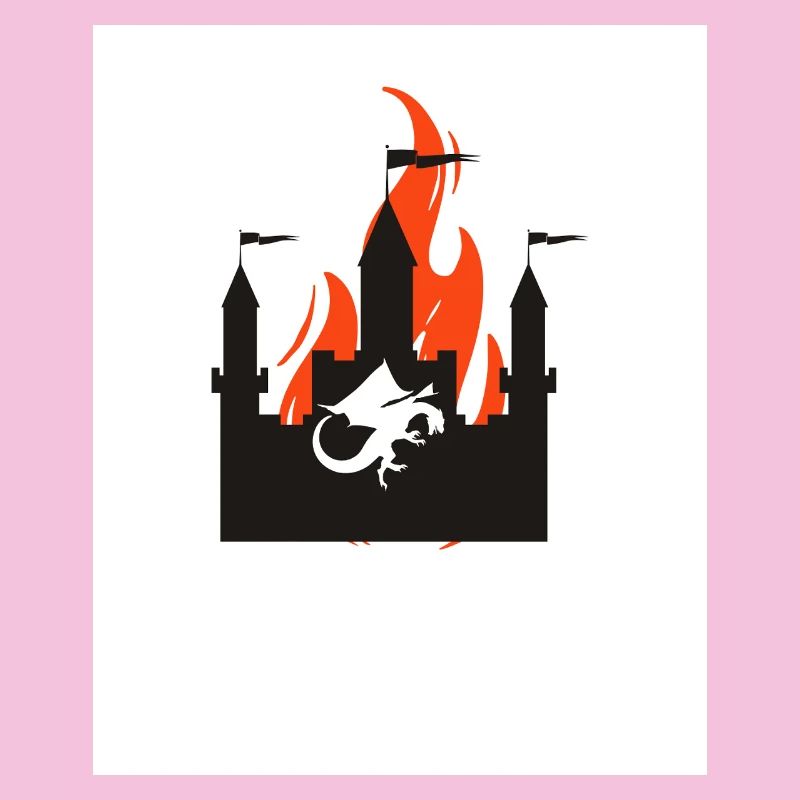 Château du Dragon en feu