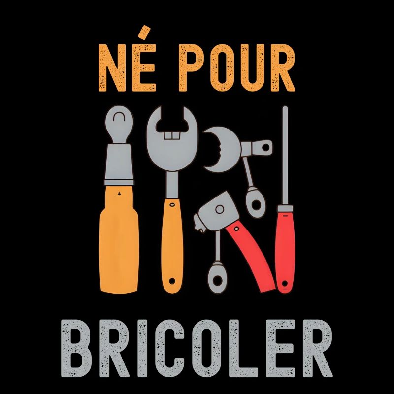 Né Pour Bricoler – Outils Colorés