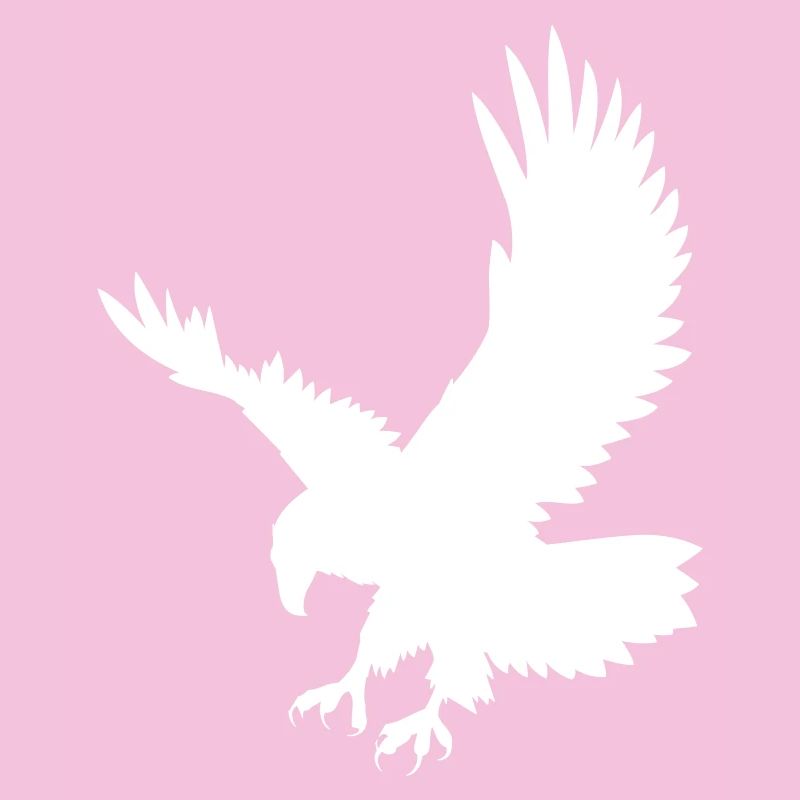 An eagle chasing its prey
