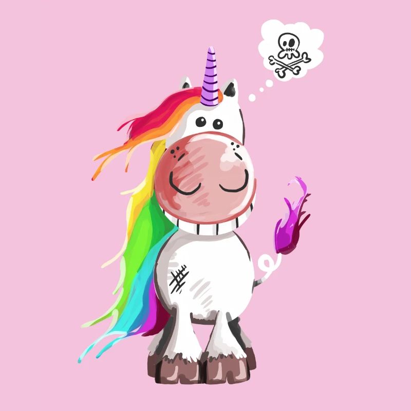 Einhorn grinst sich ein ab