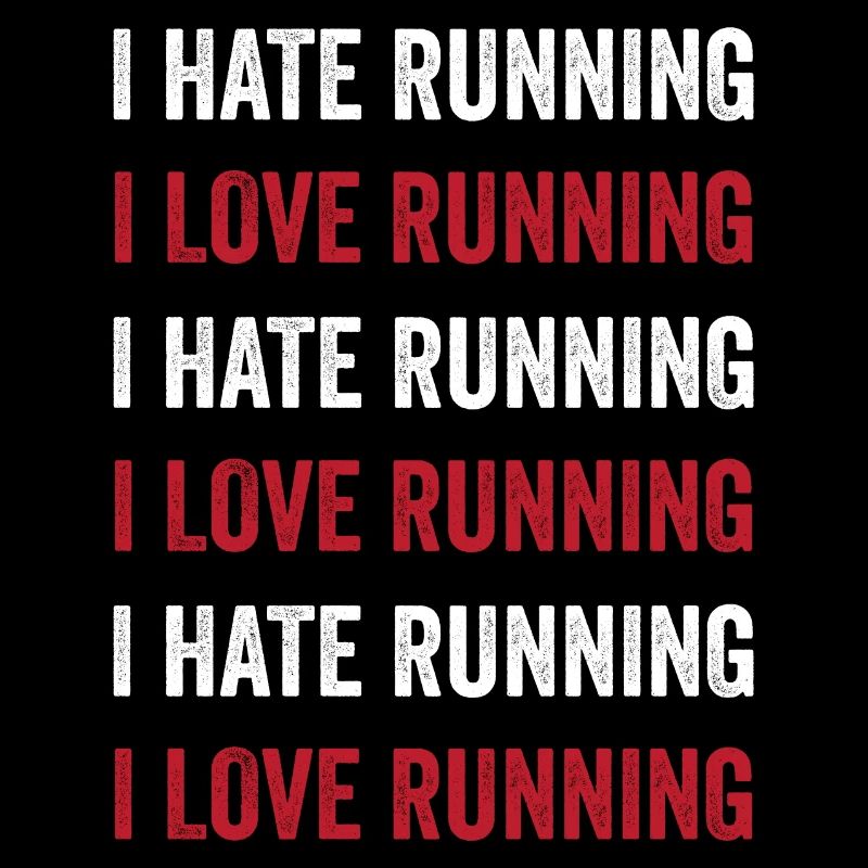 J’aime courir - Je déteste courir