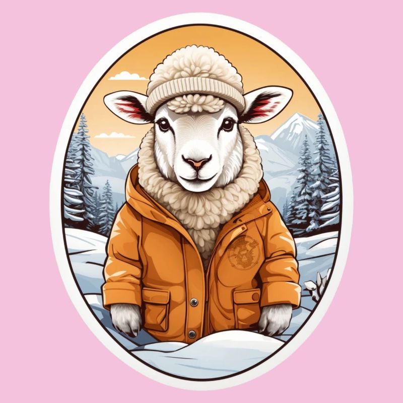 Cute cuddly sheep