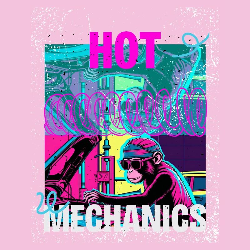 Hot Mechanics – Neon Monkey Garage Design