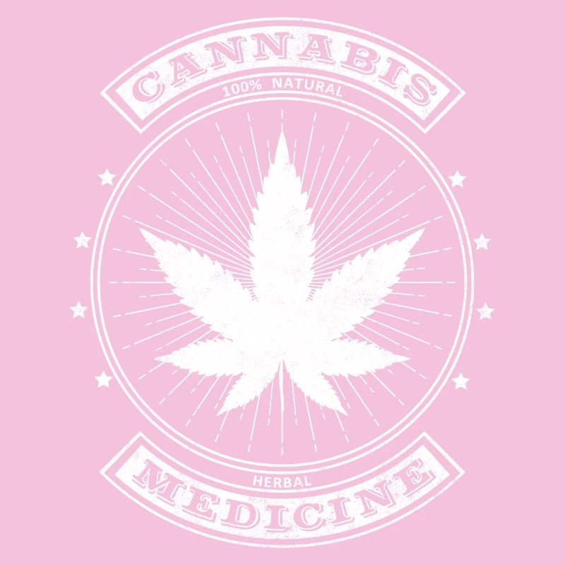 Cannabis Herbal Medicine Emblem