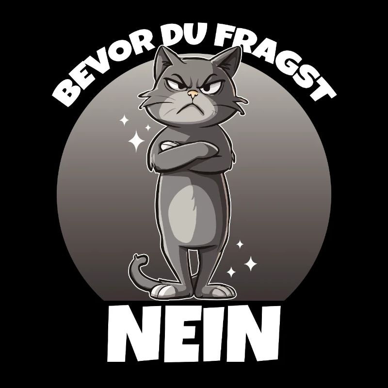 Grim Cat No Saying