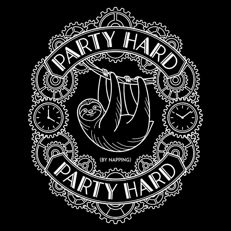 Party Hard Napping Faultier