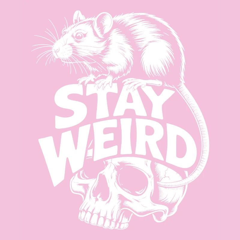 Reste Rat Crâne Bizarre