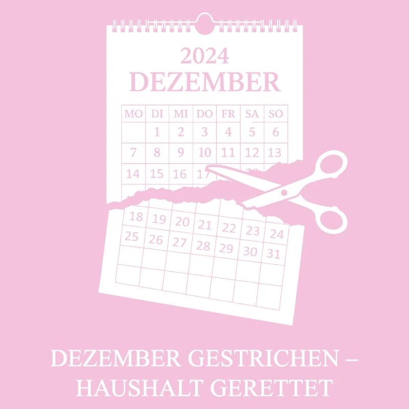 Dezember gestrichen Haushalt gerettet.