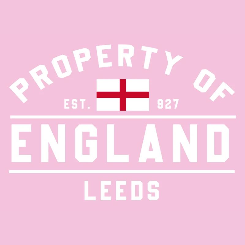 Angleterre Leeds Flag Design dans un style graphique