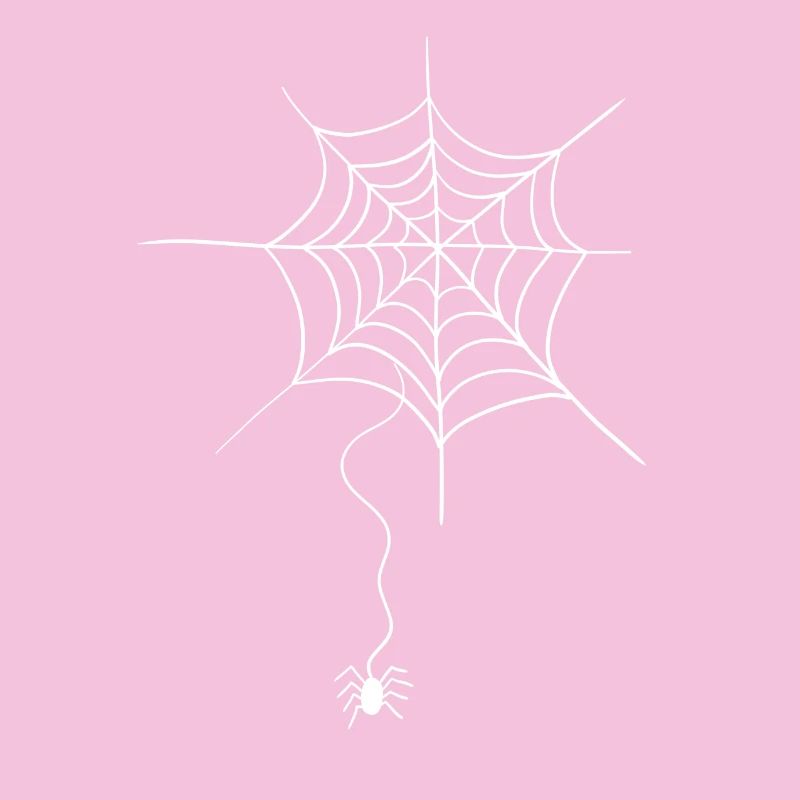 Spider in spider web I Halloween I Comic