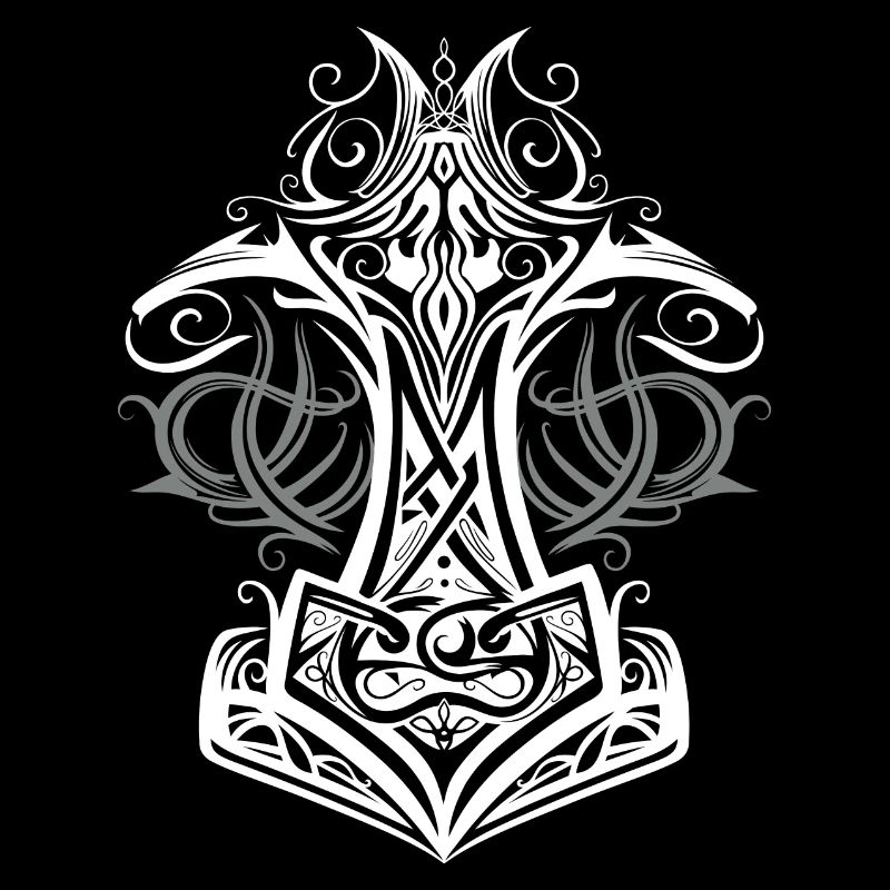 Thors Hammer Mjolnir Wikinger Symbol