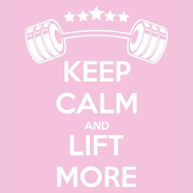 Keep Calm Gewichtheben: GYM Silhouette Power