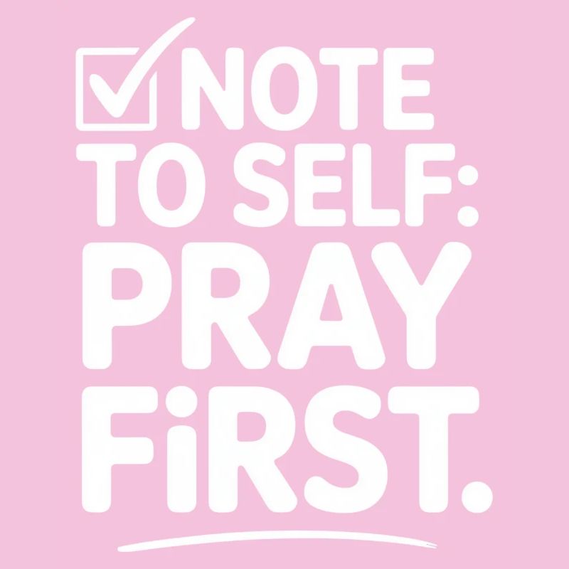 Pray First Prayer Jesus Faith