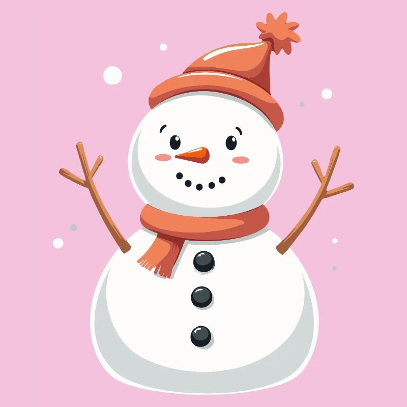 Snowman Cozy Winter Whimsy