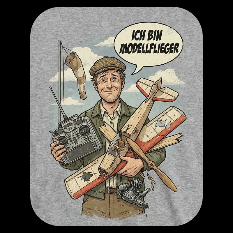 Modèle réduit d’avion dans un style vintage