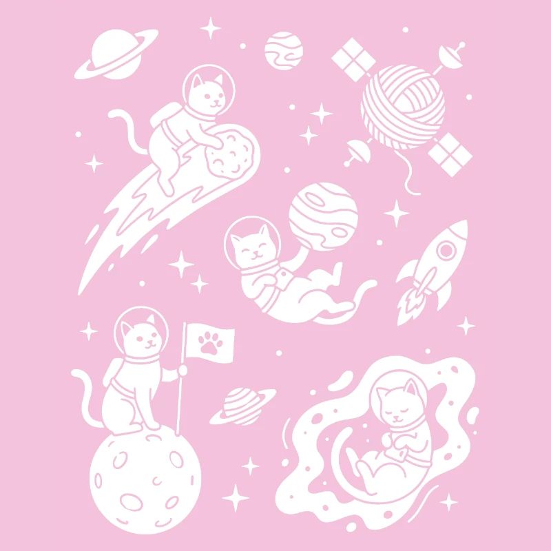 Astro Cats in space