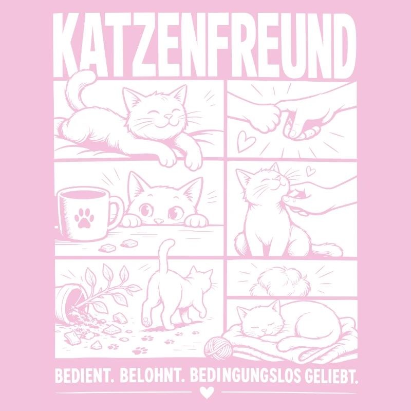 Katzenfreund Liebe Katze Comic