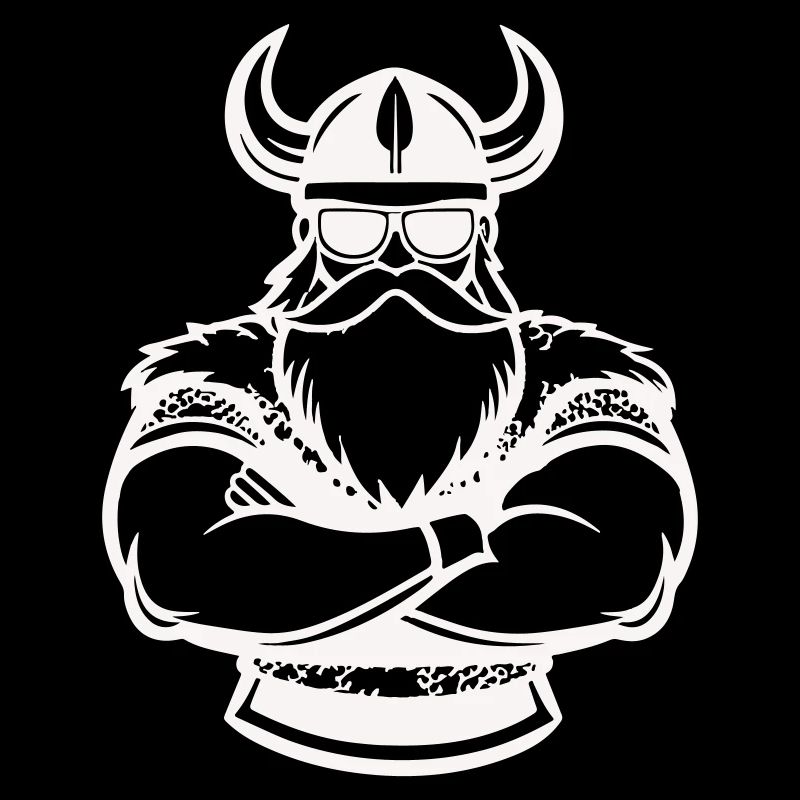 Kraft viking à bras croisés