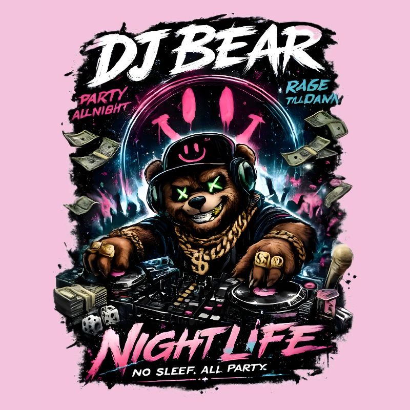 DJ Bear Nightlife Orso Neon
