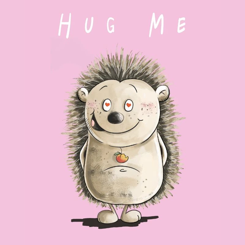 Hug ME Igel I Love I Valentinstag Geschenk I Süß