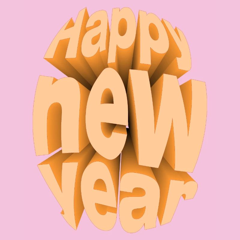 Buntes Silvesterfest-Design