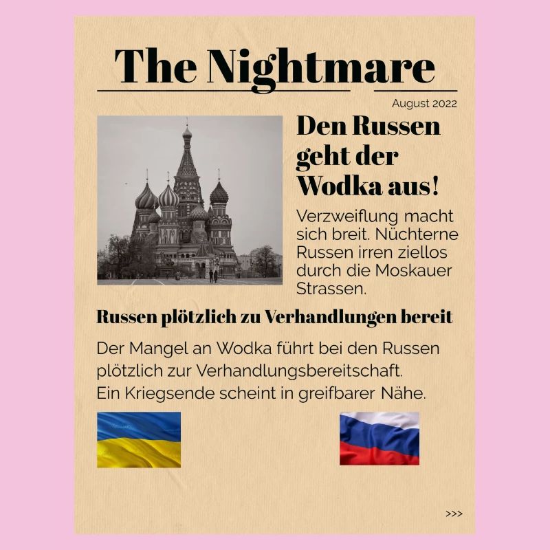 Russisch-Moskauer Nostalgie Design Ironisch