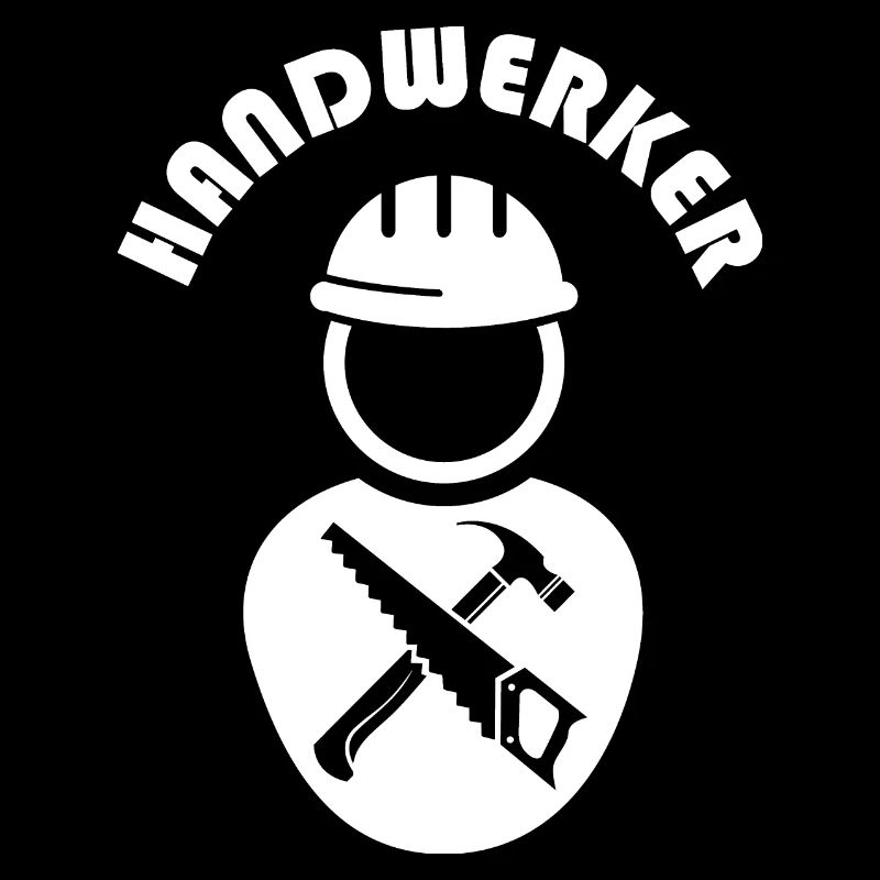 handwerker Handwerk Bauarbeiter Bau Symbol Logo