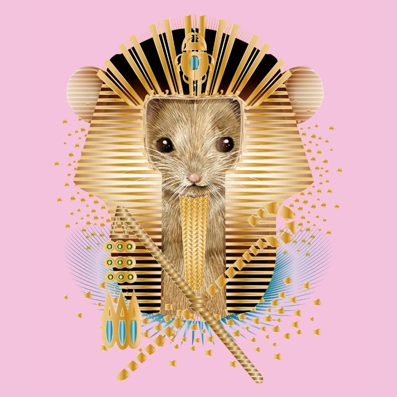 Souris avec masque de pharaon égyptien